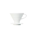 thumbnail image 1 of Hario V60 Ceramic Coffee Dripper Pour Over Cone Coffee Maker Size 02, White, 1 of 5