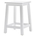 thumbnail image 2 of Tabouret Blanc Pur 20 Pouces en Lot de 2, 2 of 5