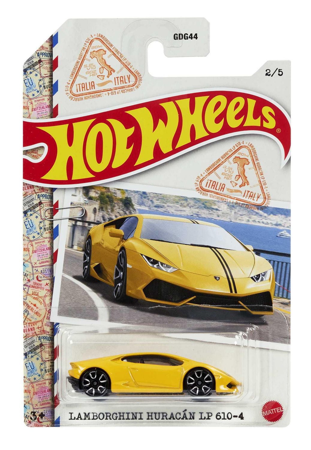 Hot Wheels 1:64 Scale Car Lamborghini Huracan for Kids & Collectors