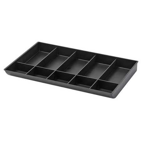 Money Tray - Buddy Products 0533-4 Plastic Cash Tray, Black