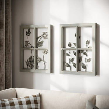 Pastura Square Modern Farmhouse Metal Wall Art