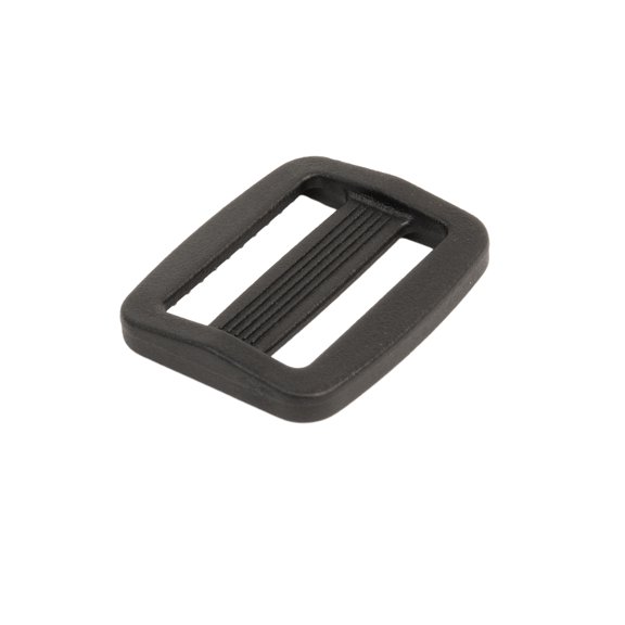 Country Brook Design® 3/4 Inch Black Plastic 4.0 mm Mouth Tri-glide Slides, 50 Pack