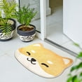 thumbnail image 5 of Hearth & Gear Whimsical Shiba Inu & Cat Wool Rug Entryway/Bath Mat ( & Thick)" Rugs for Living Room 8x10 Fall through Blanket Microfiber Blanket Oversized Throw Blankets for Couch Fuzzy Blanker of, 5 of 5