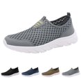 thumbnail image 5 of AUDeals Men's Slip On Sneakers, Lightweight Mesh Walking Shoes with Non Slip Comfort for Summer Fall and Travel, 5 of 7