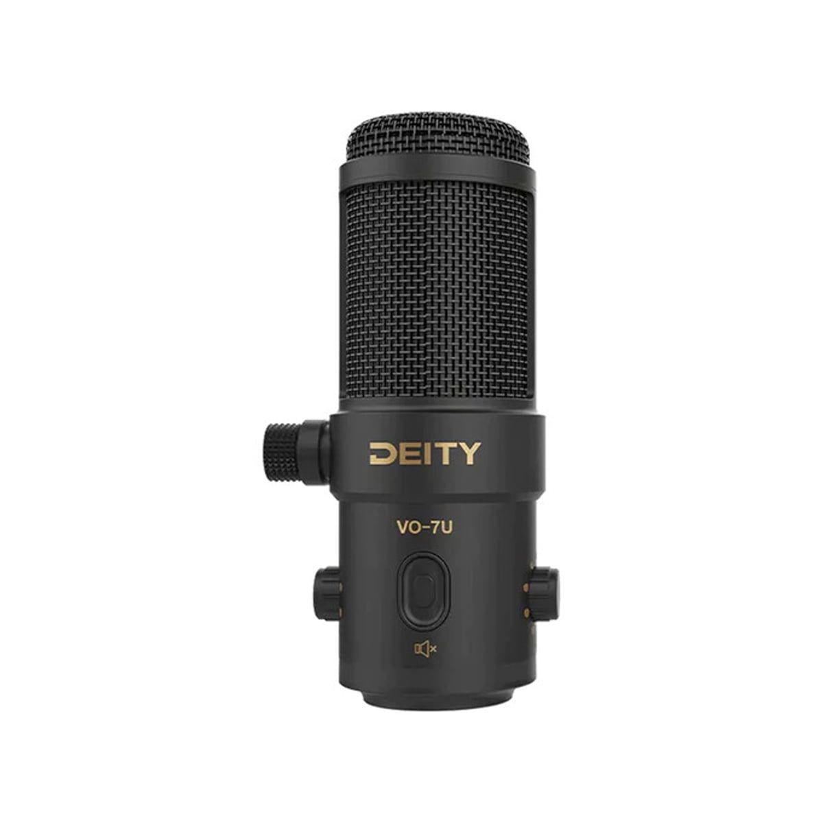 Deity Microphones VO-7U Dynamic Supercardioid USB Streamer Microphone with Boom Arm, Black