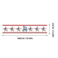 thumbnail image 3 of Kokovifyves Patriotic Decorations for 4th of July Decor Independence Day Table Flag Nordic Living Room Tea Table Festival Linen Star Stripe Decorative Table Cloth, 3 of 3