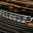 thumbnail image 2 of For Ford Expedition 2018-2021 Front Grille Bumper Grill Chrome Gray LL1Z8200BB, 2 of 14
