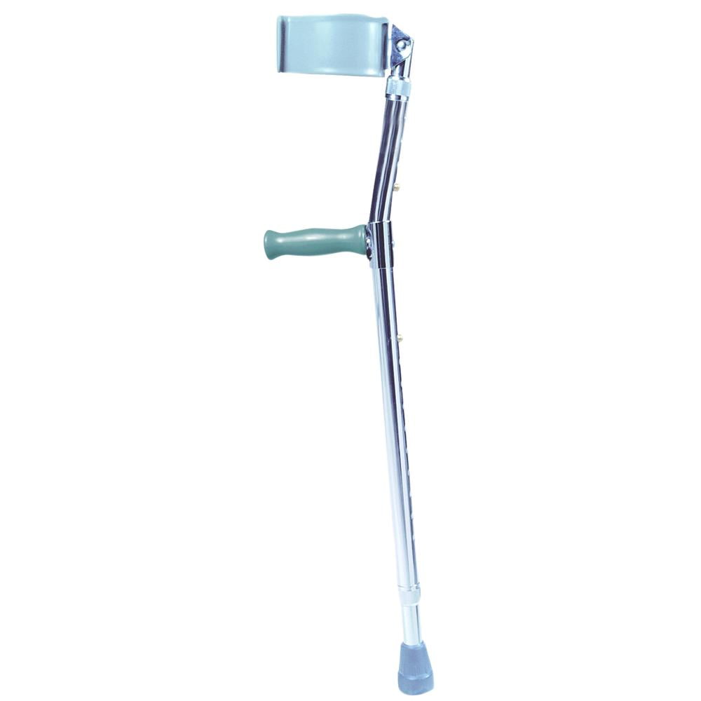 Drive Forearm adjustable aluminum crutch, tall adult (5' 10" - 6' 6"), 1 pair