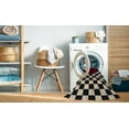 thumbnail image 2 of Ahgly Company Machine Washable Indoor Rectangle Abstract Khaki Green Area Rugs, 6' x 9', 2 of 7
