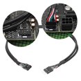 thumbnail image 2 of Durable USB 9Pin Male to Female Extension Cable Stable and Reliable Data Transfer 26AWG Shielded Wire, 2 of 5