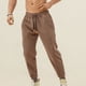 thumbnail image 1 of Pantalones deportivos elásticos de cintura media con bolsillos y cordones para hombre, 1 of 5