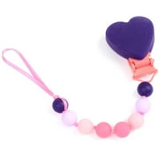 Heart Pacifier Clip