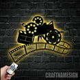 thumbnail image 3 of Craftnamesign Custom Movie Metal Wall Art LED Light, Personalized Cinema Film Movie Decor, 3 of 5