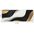 thumbnail image 7 of Black White Marble Gold Wave Pattern Kitchen Rug Mat,Kitchen Runner Rugs Non Skid Washable,Decorative Kitchen Floor Mats for Kitchen,Sink,Laundry,17"x47.2", 7 of 7