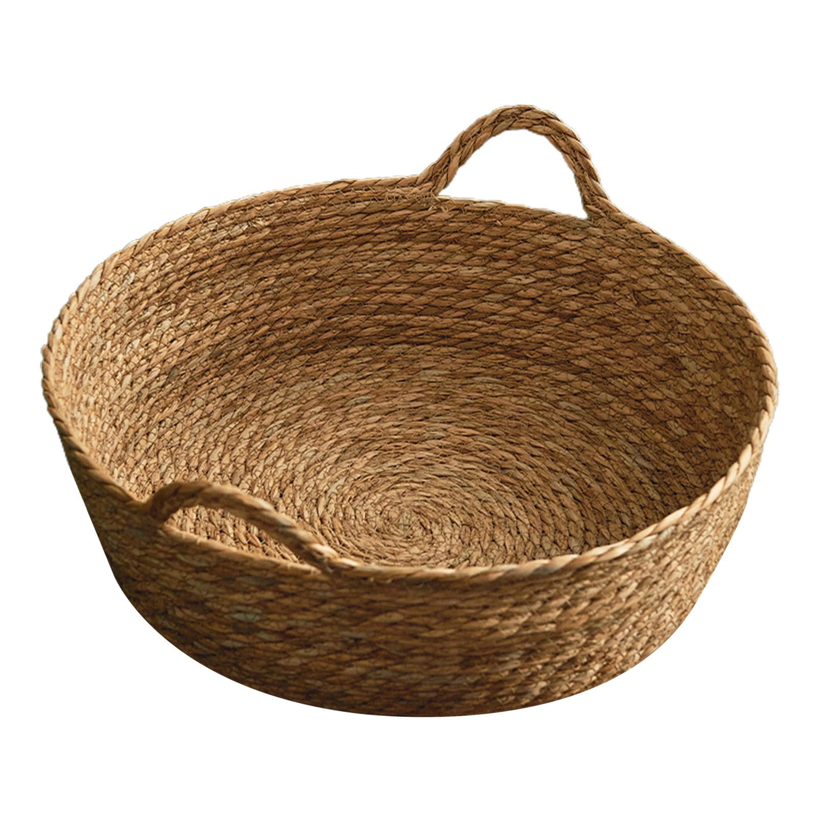 Cat Bed Basket Indoor Lounge Bed Handmade Kitten Bed Pet Scratching Sleeping Bed 35cmx12cm
