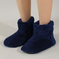thumbnail image 4 of Boots Women Plush Boots for Women Platform Shoes Woman Keep Warm Women Shoes Soft Flat Winter Boots Botas Mujer (Long Light Coffee,42-43), 4 of 6