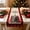 D, variant on Christmas Linen Table Runner, Christmas Table Cover with Classic Printed Pattern, Washable Dining Table Decoration for Home and Party, 72.05 x 12.99 inch