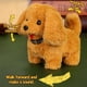 thumbnail image 3 of Juguete electrónico de peluche para perros que camina y ladra, interactivo, con correa de control remoto, para niños pequeños, 3 of 5