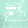 thumbnail image 3 of CafePress - Narcosis Anonymous Men's Fitted T Shirt (Dark) - Men's Fitted T-Shirt, 3 of 4
