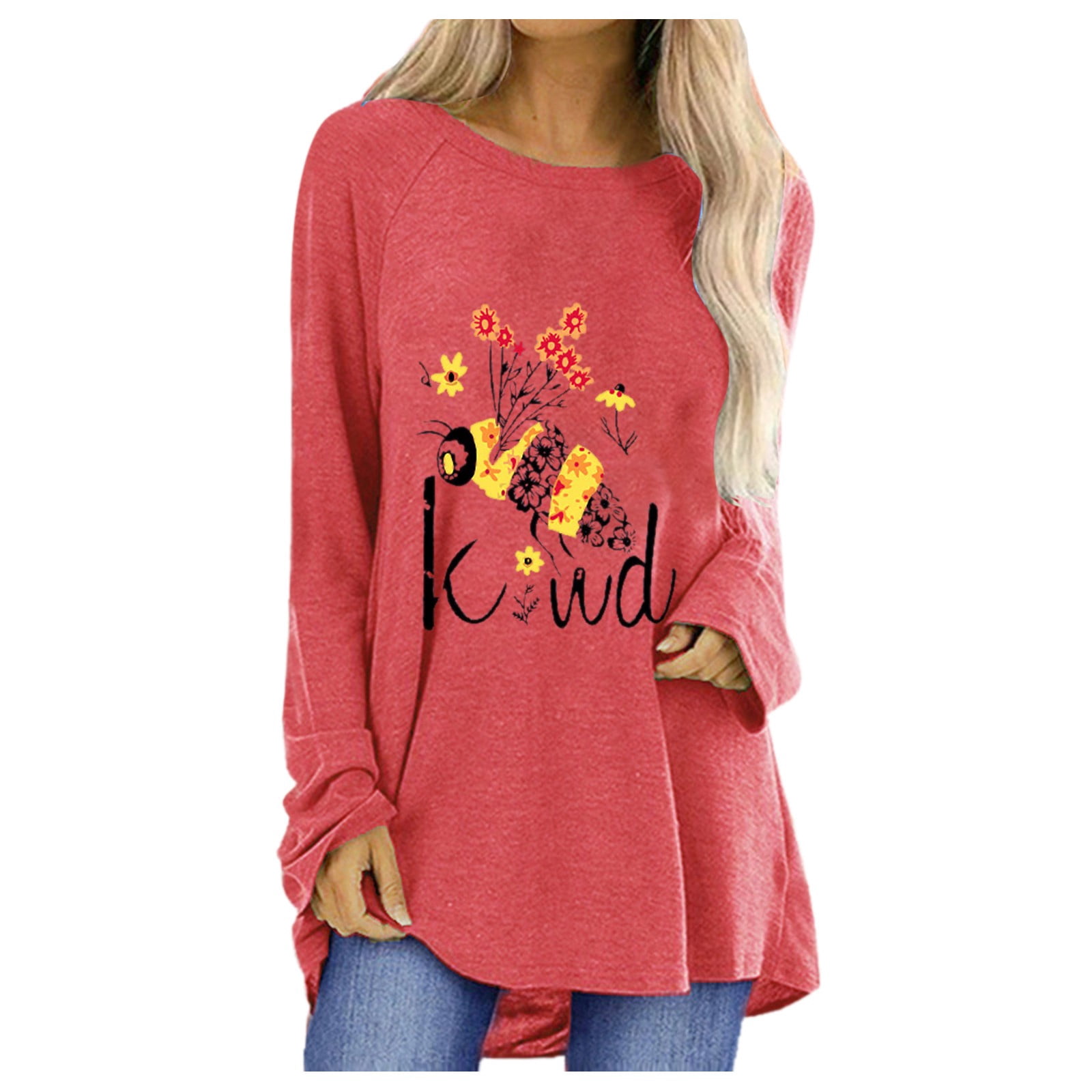 Jedewomi Summer Tops for Women T Shirts 