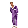 thumbnail image 2 of Fgnfyis Family Christmas Pajamas Long Sleeve Button Down Cozy Soft 2 Piece Set Sleepwear Loungewear, 2 of 6