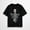 Black-4, variant on Womens Love Skull T Shirt Funny Skeleton Bones Halloween Party Graphic Tee