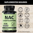 thumbnail image 4 of Beyond Vitamins | Nac N- acetil Cisteína 600mg Ultra-premium Con Inulina De Agave (prebiótico Natural) | N-acetyl Cysteine - Antioxidante - Detox - Vitaminas Mujer / Hombre - (180 Cápsulas), 4 of 6