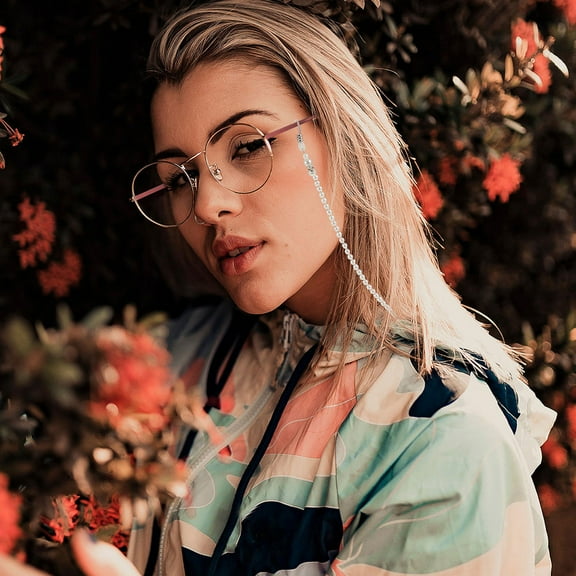 Masteelf 2pcs Eyeglass Chains For Women Reading Glasses Strap Necklace Sunglass Holder Cord Lanyards Eyewear Retainer Pearl Glasses Chain