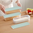 thumbnail image 2 of Mauxuk Plastic Noodles Storage Box - Airtight Food Container for Pasta & Eggs, Kitchen Organizer with Sealed Lid, 12x3.3x2.9 Inches, BPA-Free, 2-Pack, 2 of 6