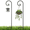 2 Pack Inward curved style, variant on 2 Pack Shepherds Hooks,48 in Rust Resistant Garden Pole,Small Shepherd Hook,Shepherds Hooks for Garden Bird Feeder Wedding