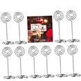 thumbnail image 6 of OUNONA 20Pcs Plated Silver Note Clip Holder Metal Photo Clip Stand Holder for Memo Name Card and Table Menu Display, 6 of 7
