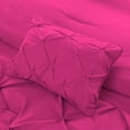 thumbnail image 6 of DNG Creations 1 Piece Luxurious Half Pinch Pleated Comforter Long Lasting 100% Egyptian Cotton, 800 TC 550 GSM All Season ( King/Cal King Size ) Solid Hot Pink Colour, 6 of 7