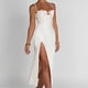 thumbnail image 3 of Lady High Slit Cami Dress Elegante Slim Fit Spaghetti Strap Summer Party Clubwear Hugtrwg Para estrenar, 3 of 7
