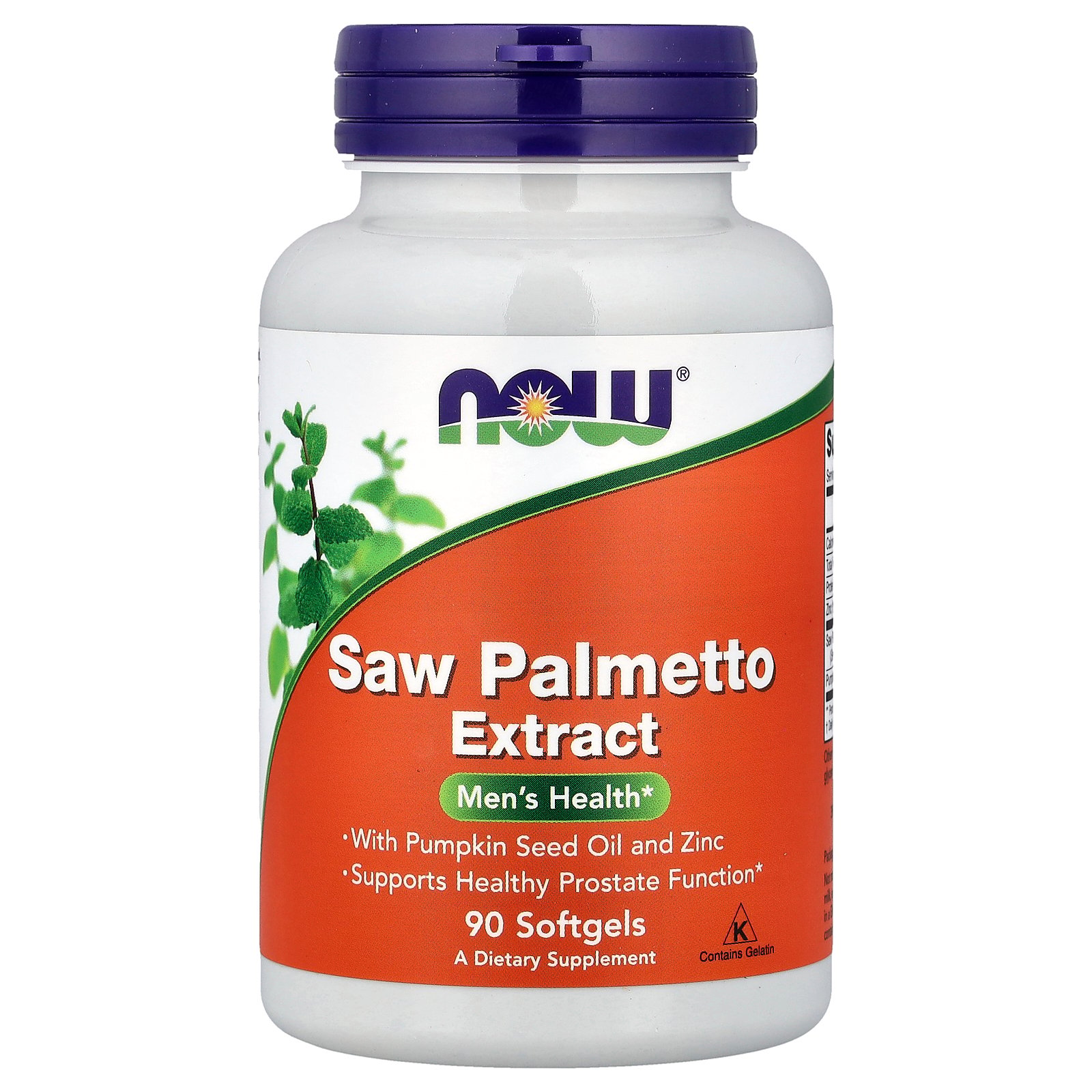 NOW Foods Saw Palmetto Extract, , 90 Softgels