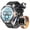 Silver case & black silicone & brown leather, variant on Smart Watches for Men with Earbuds Inside (Answer/Make Call), 1.52" Fitness Tracker with 100+ Sport Modes and Sport Records, Large-capacity Battery Waterproof for iPhone Android