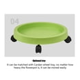 thumbnail image 3 of Plant Pallet Caddy with 4 Wheels, Round Flower Pot Mover,Plant Pot Pallet Dolly Caster with Universal Wheels，Indoor Rolling Planter Dolly on Wheels, Outdoor Planter Trolley Tray Coaster, 3 of 5