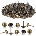 thumbnail image 3 of 500 Pcs Ongles de Rembourrage, Ongles Décoratifs Robustes 17X11 mm Bronze Ongles Rétro DIY, 3 of 5