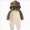 A19-Brown, variant on boobe Baby And Winter Colorblocking Hooded Bodysuit Crawling Suit Smocked Romper Baby Girl