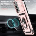 thumbnail image 3 of FIEWESEY for Samsung Galaxy A36 5G Case Built-in Slide Camera Cover & Kickstand Heavy Duty Protection Shockproof Phone Case for Samsung Galaxy A36 5G,Rose Gold, 3 of 8
