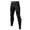 Black, variant on Mens Athletic Pants Mens Simple Basketball Base Training Compression Pants Fitness Pants Pantalon Survetement Homme Red XL