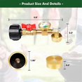 thumbnail image 2 of QCC1 Propane Refill Elbow Adapter, 90° with ON-Off Control Valve, 2 of 5