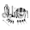 thumbnail image 3 of de herramientas de bar barman de mezclado coctele material acero inoxidable de 16 piezas / set Macarena Kit mezclador coctelera, 3 of 8