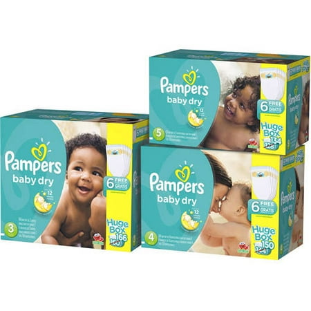 diapers pampers dry baby