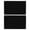 Black, variant on Dayesque 2-Pack Car Floor Mat Repair Patches with Rubber Pedal Covers, Anti- Pads for Auto Carpets, Front & Rear Seat Use