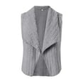 thumbnail image 5 of 2024 Women's Fall Winter Casual Long Sleeve Solid Color Cardigan with Front Button and Pocket Design, 5 of 5