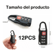 thumbnail image 2 of 12pzs Candado Con Clave  Bloosom Swiss Para Maletas Mochilas Equipaje Negro, 2 of 5
