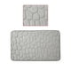 thumbnail image 3 of Alfombra para inodoro Hogar Hotel Baño Absorción de agua Alfombra antideslizante Alfombra de área de fibra química, Gris, 50x80cm Yuarrent HA001838-07, 3 of 6