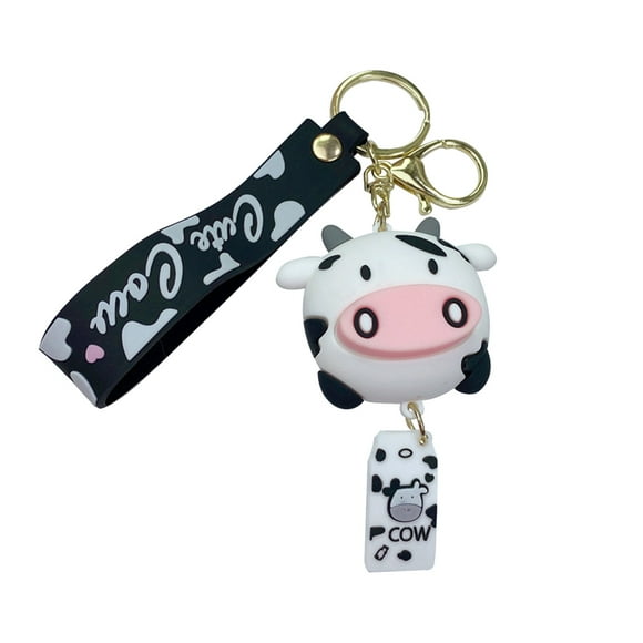 TopLLC Keychains Cow Keychain Cow Print Gifts For Women Cute Cow Print Wrist Key Chain Cow Accessories For Women Creative Keychain Key Chain Gifts