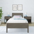 thumbnail image 2 of Max & Lily Twin Bed Frame, Solid Wood Classic Platform Bed with Panel Headboard for Kids, 2 of 10