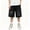 Black, variant on Crunowin Boys Summer Denim Shorts Lightweight Loose Elastic Waist Trendy Jeans Light Blue Size 9